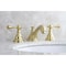 Kingston Brass KS5562BL 8" Widespread Bathroom Faucet, Polished Brass KS5562BL - alternate 2